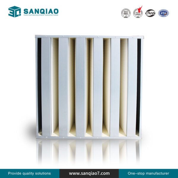 Factory direct sales V-Type Hepa Air Filter display picture