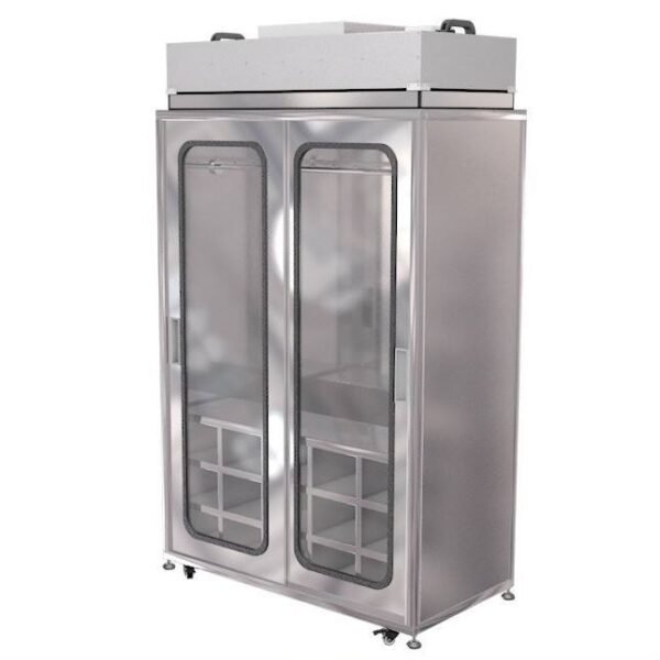 Customized OEM/ODM Cleanroom Dust Free Wardrobe Closet Stainless Steel Laminar Air Flow Garment Cabinet