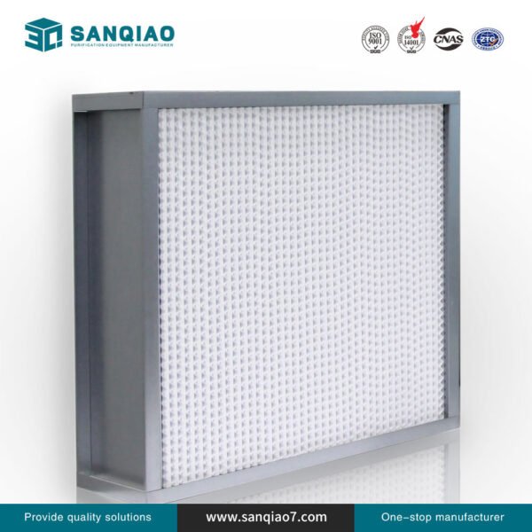 Custom Hepa Filter Filtration Grade and 100% Polypropylene Electret Material Clean Room Air Filters