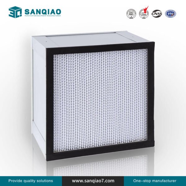 Custom Hepa Filter Filtration Grade and 100% Polypropylene Electret Material Clean Room Air Filters