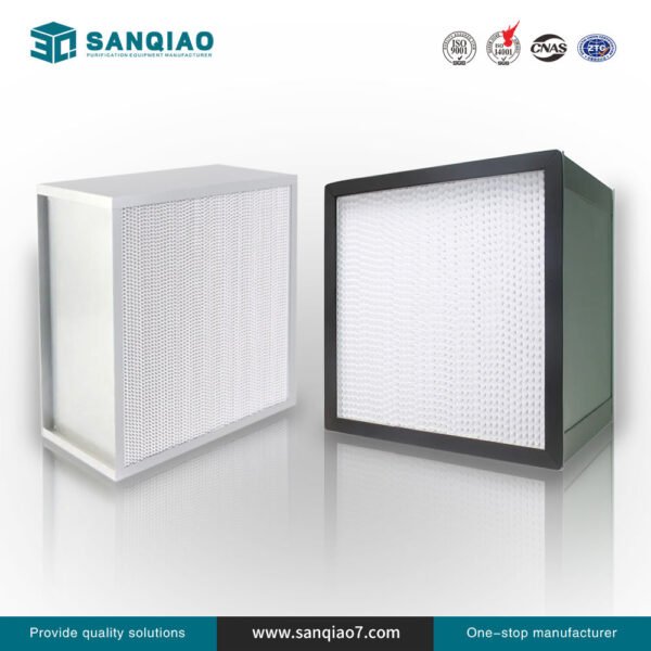 Custom Hepa Filter Filtration Grade and 100% Polypropylene Electret Material Clean Room Air Filters