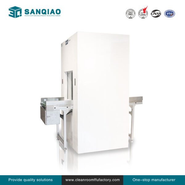 Automatic lift induction door transfer window sides