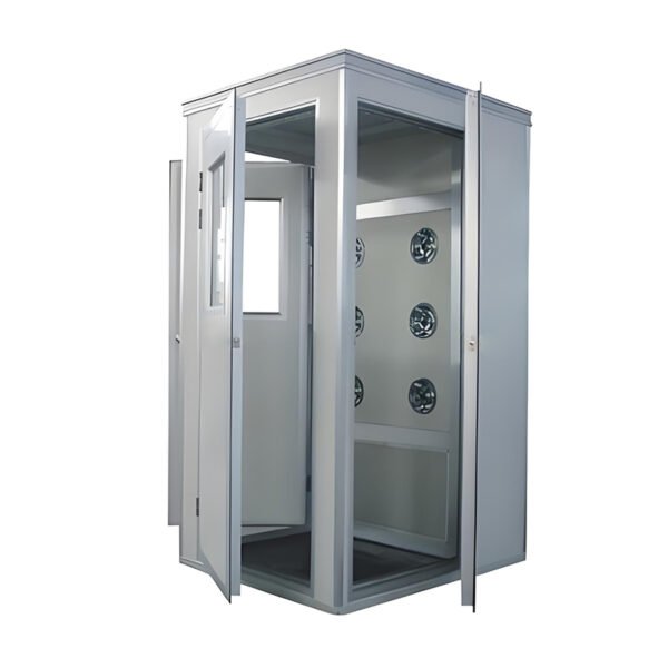 Three-door air shower room