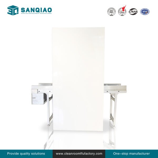 Automatic lift induction door transfer window sides