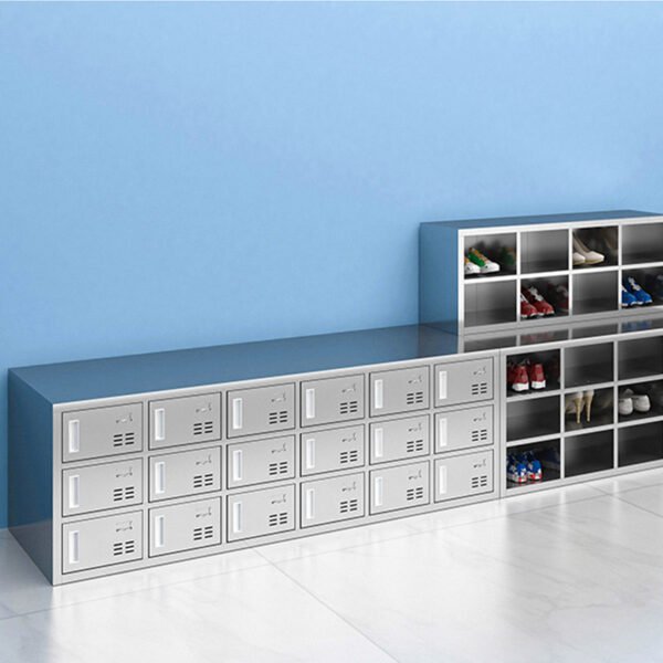 Clean room shoe changing cabinet customization