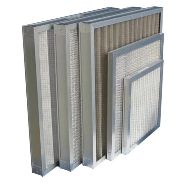 Various sizes of metal mesh air filters