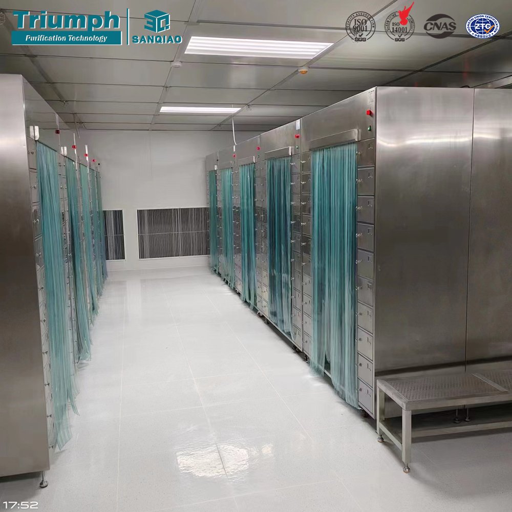 Customized Cleanroom Garment Cabinets